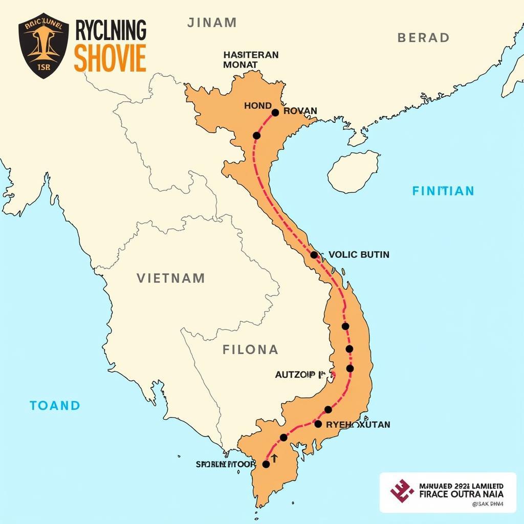 Bản Đồ Các Chặng Đua Xe Đạp Cúp Truyền Hình 2022