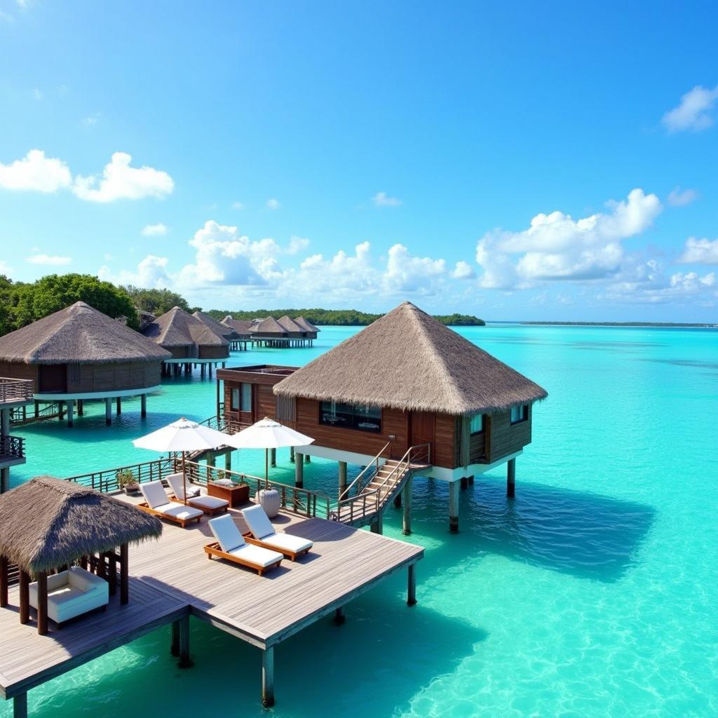 Water bungalow in Maldives