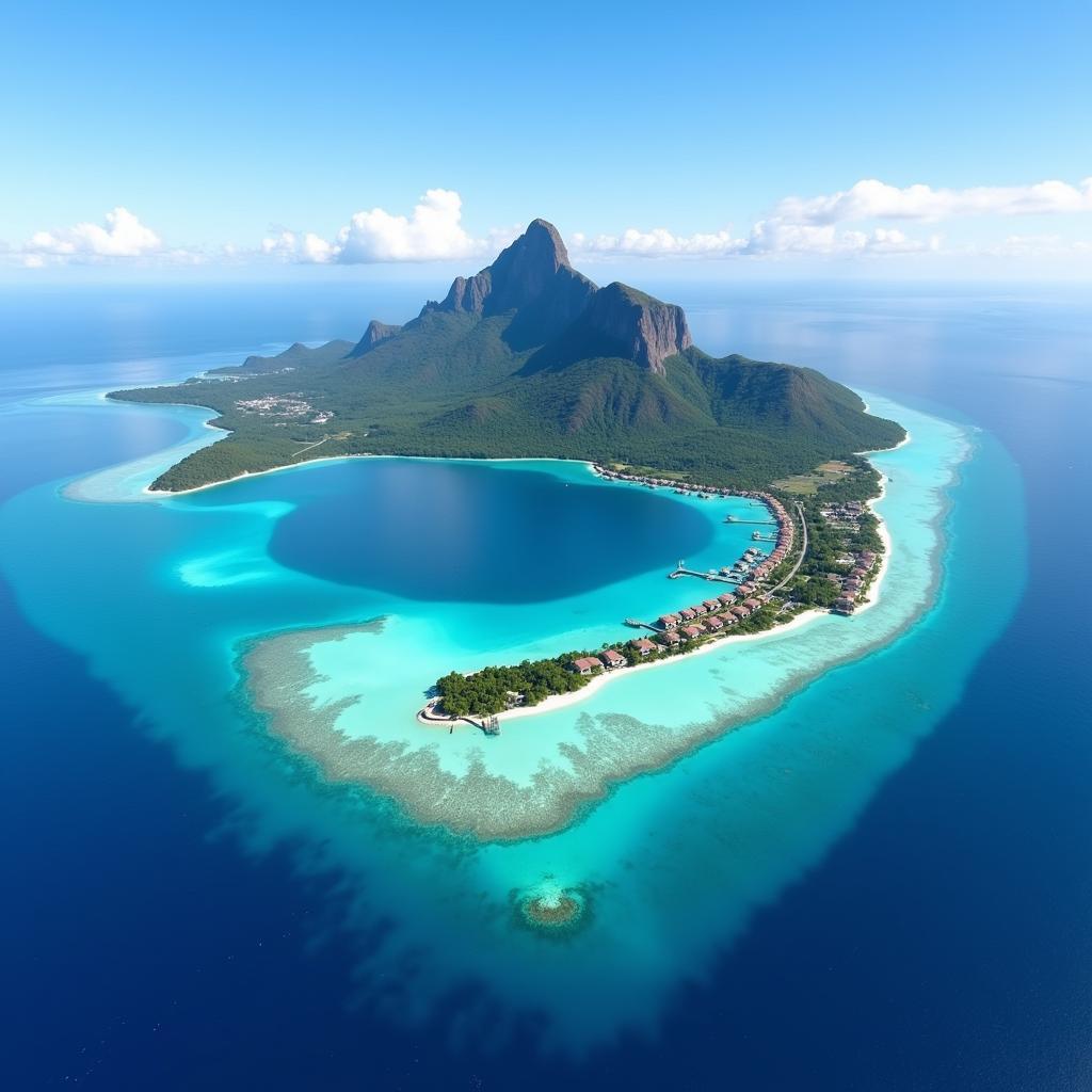 Cảnh đẹp vùng vịnh Bora Bora