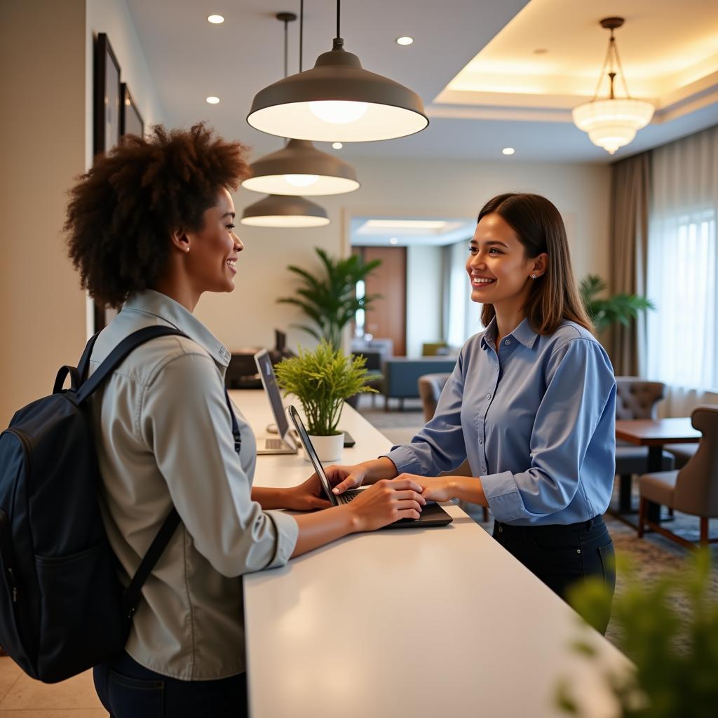 Check-in khách sạn