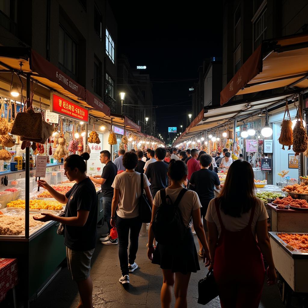 Chợ đêm Hồ Tràm