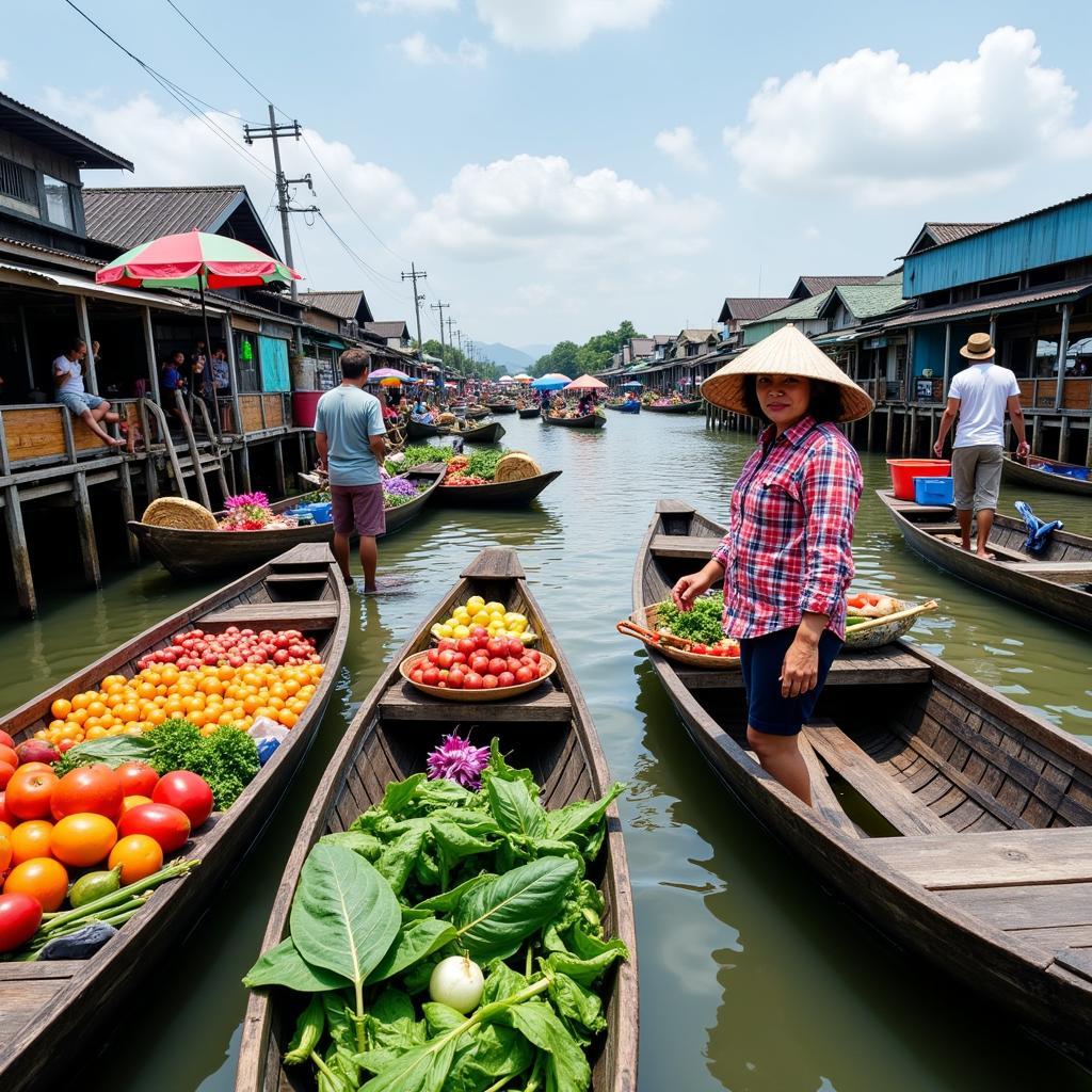 Chợ nổi Cái Răng - Một nét đẹp văn hóa miền Tây sông nước