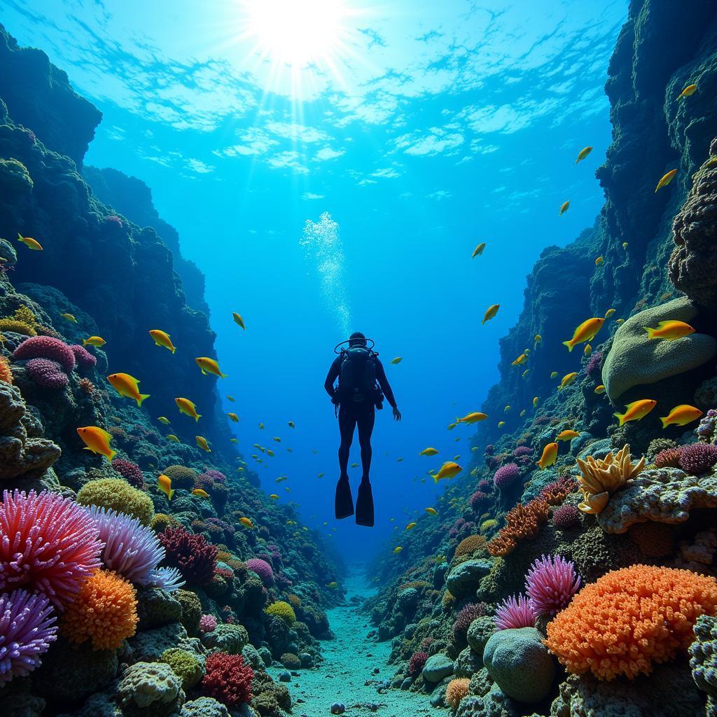 Scuba diving in Cu Lao Cau