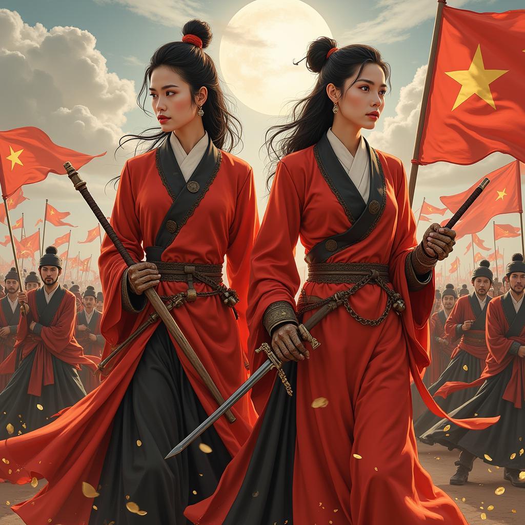 The uprising of the Trung Sisters