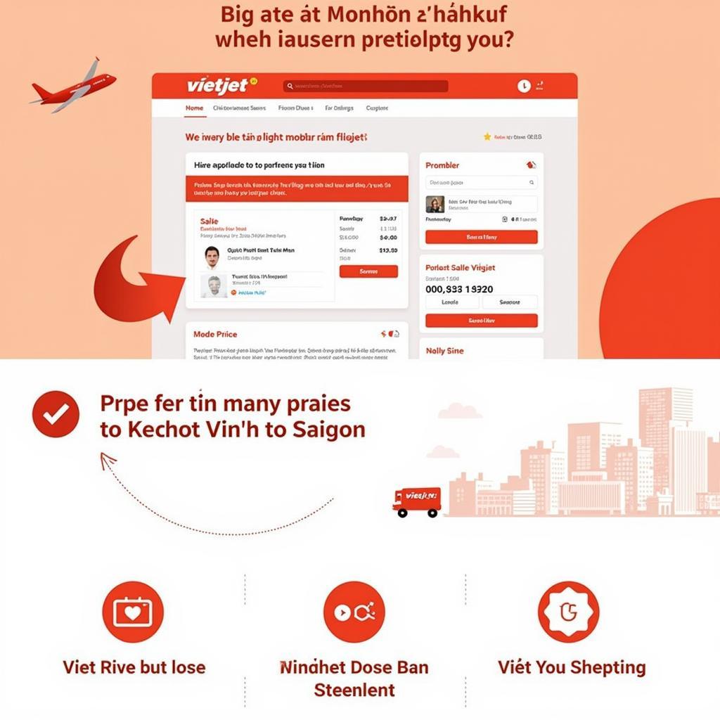 Đặt vé máy bay Vinh Sài Gòn Vietjet giá rẻ