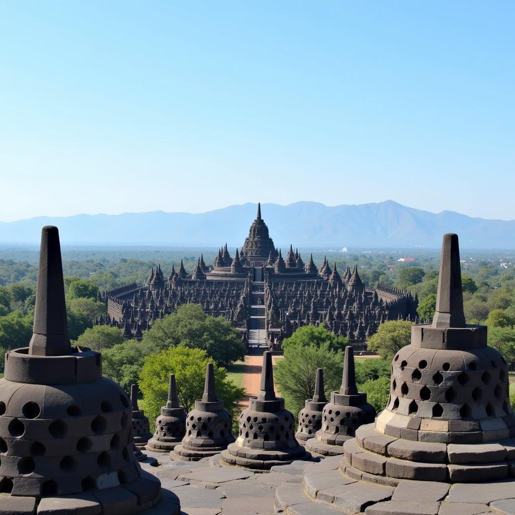 Đền Borobudur hùng vĩ