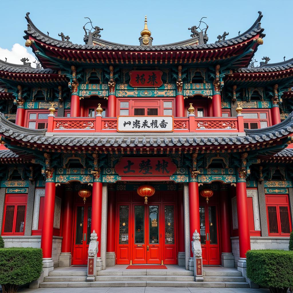 Longshan Temple exterior