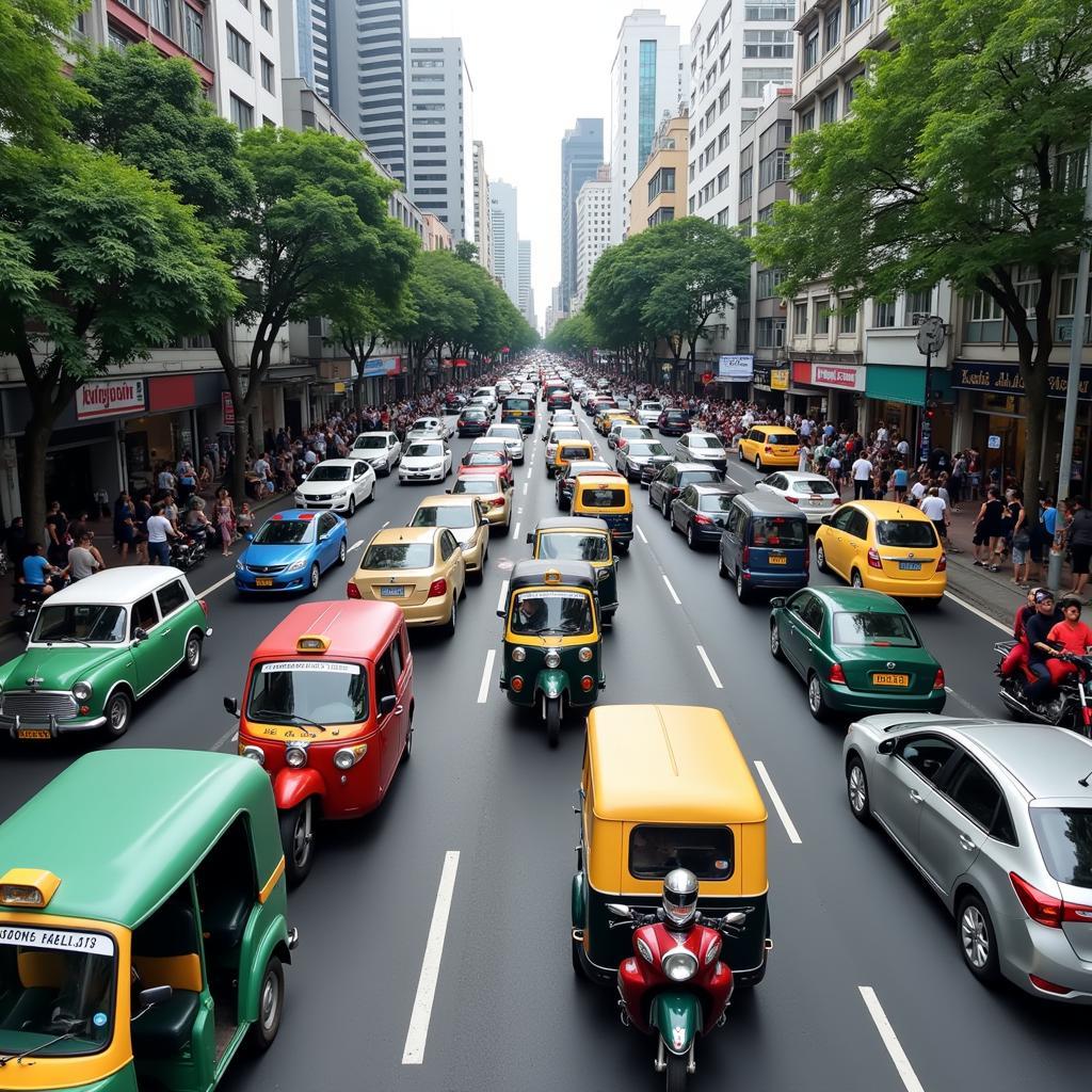 Phương tiện di chuyển ở Bangkok