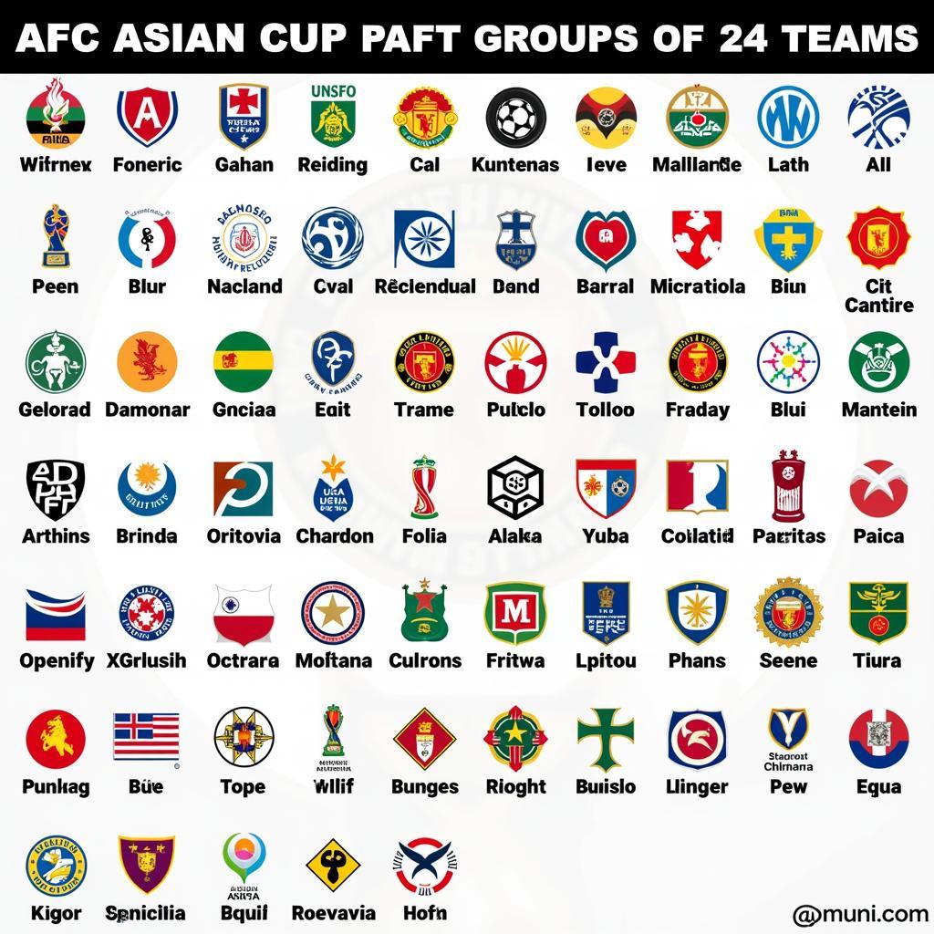 Các Đội Tuyển Tham Dự AFC Asian Cup