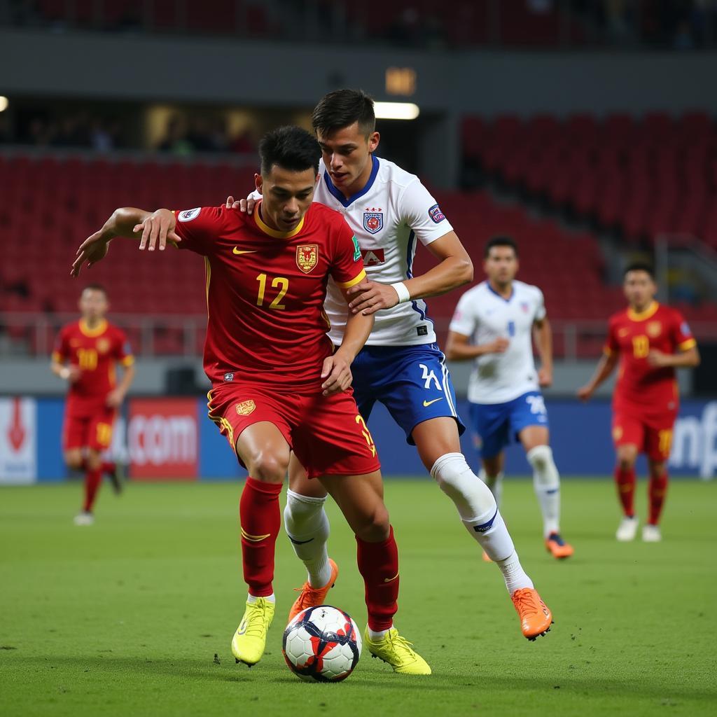 Đội tuyển Việt Nam AFF Cup 2020 trận đấu với Lào