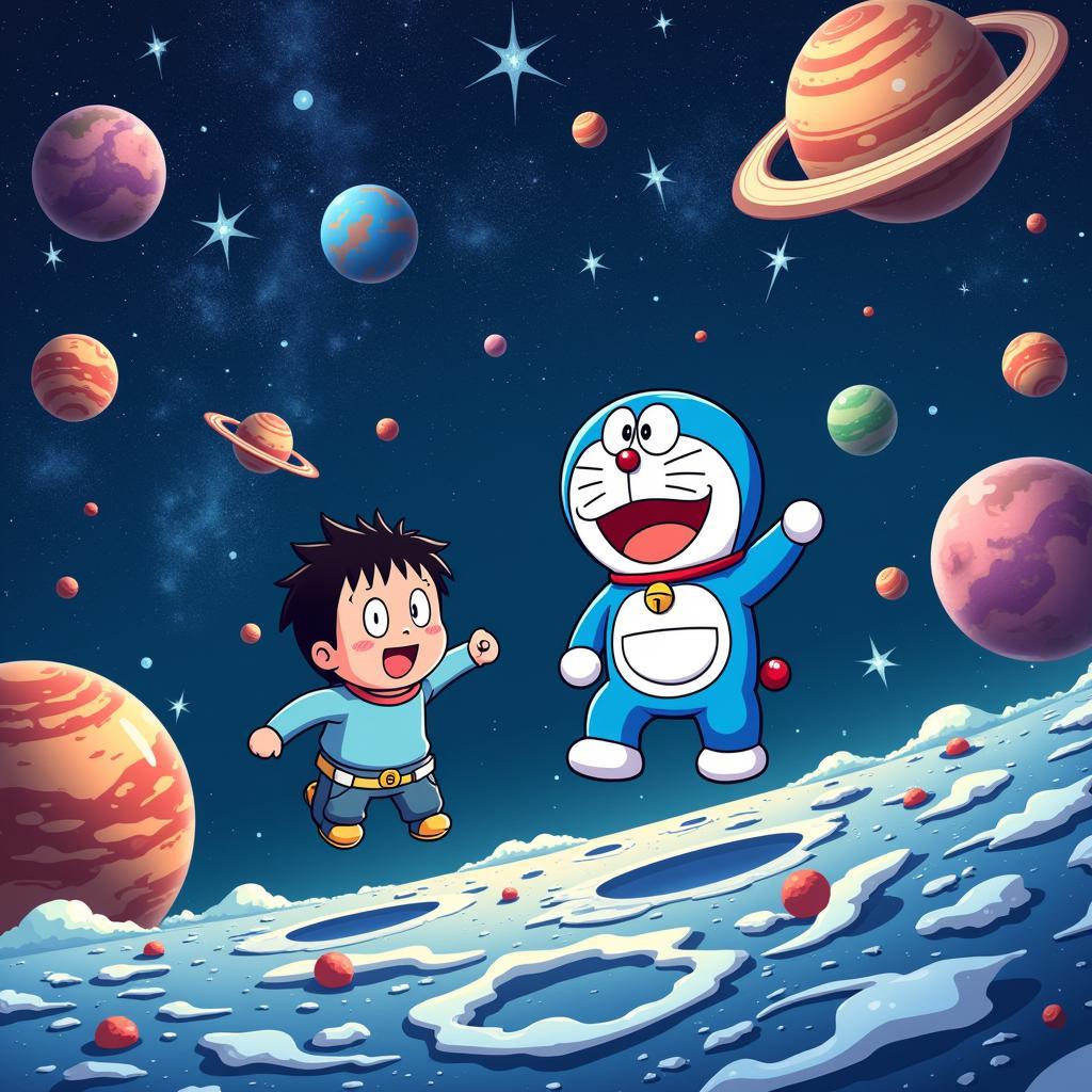 Doraemon và Nobita khám phá vũ trụ