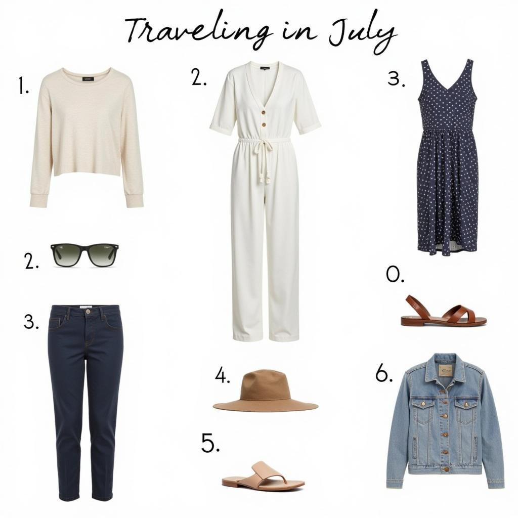 Travel outfit for Korea in July