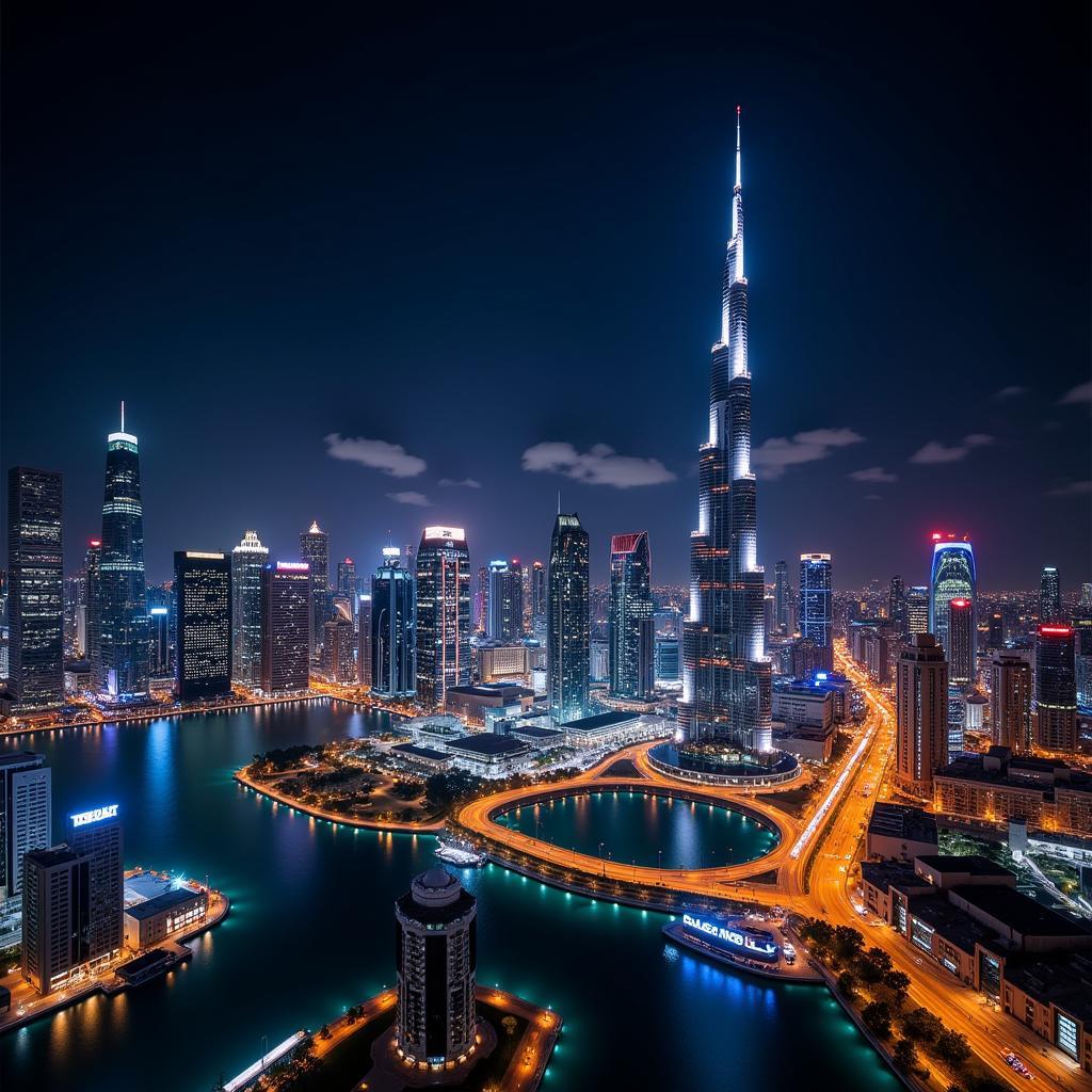 Dubai về đêm