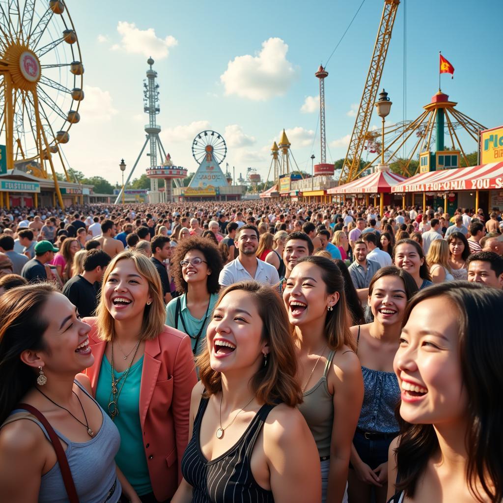 Amusement park at Ho May Park