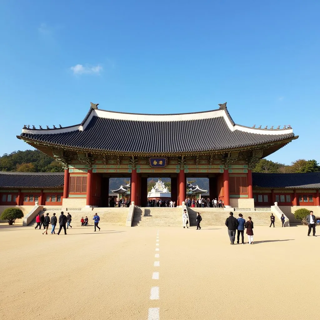 Cung điện Gyeongbokgung Seoul, điểm đến văn hóa lịch sử nổi tiếng