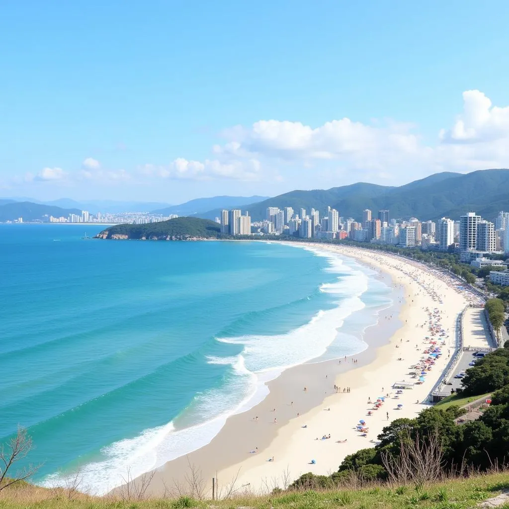 Bãi biển Haeundae Busan, thiên đường du lịch mùa hè