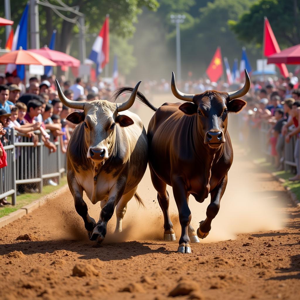 Hội đua bò Bảy Núi An Giang