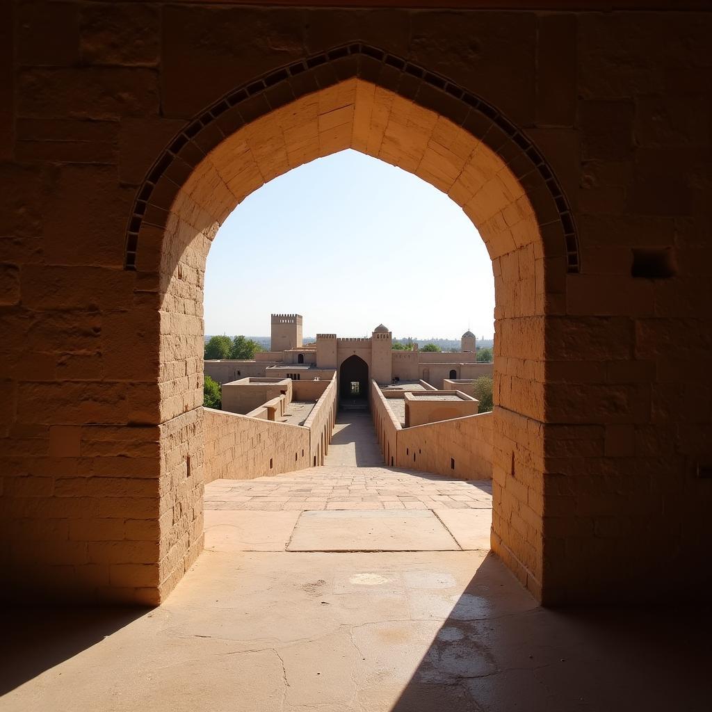 Thành phố Khiva ở Uzbekistan