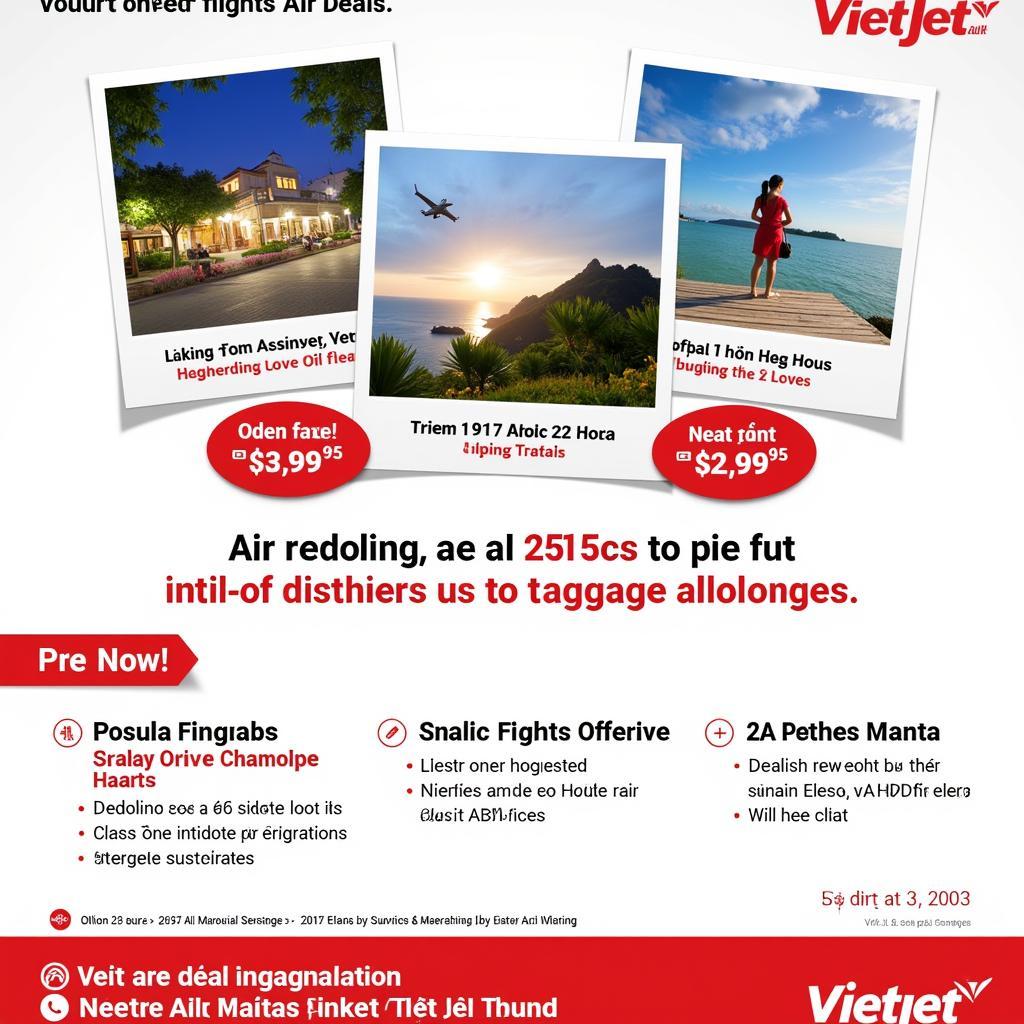 Khuyến mãi vé máy bay Vietjet