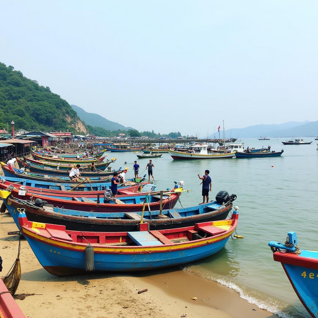 Làng chài Mũi Né cuộc sống ngư dân