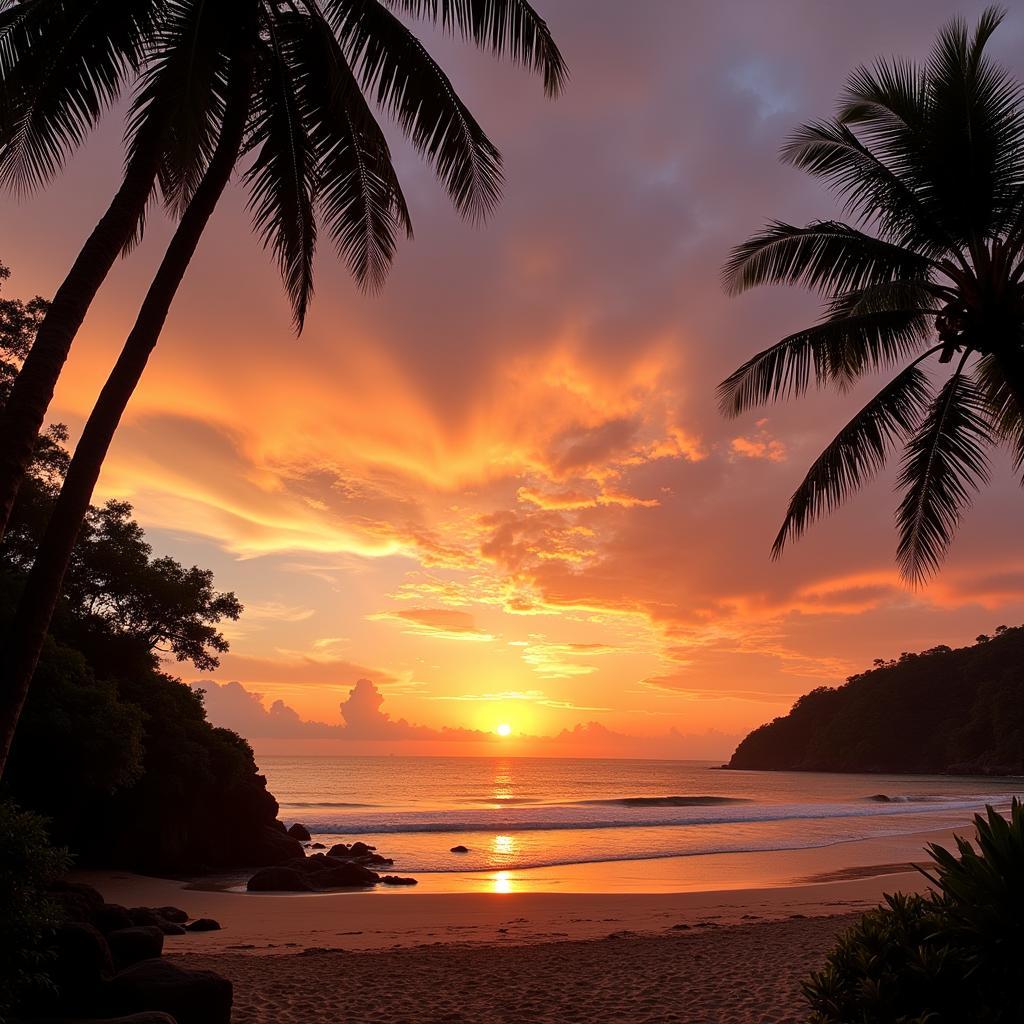 Langkawi Beach Sunset