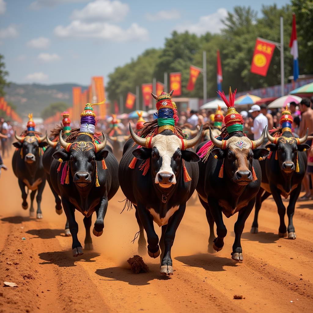 Lễ hội đua bò Bảy Núi