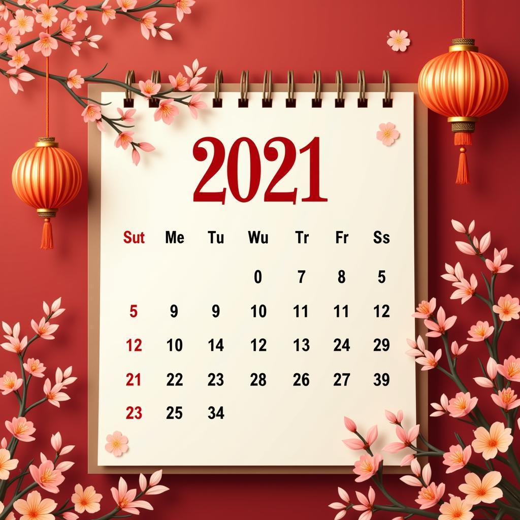 Lịch Âm Tết 2021