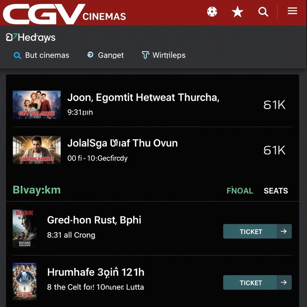 Lịch Chiếu Phim CGV Giga Mall Thủ Đức