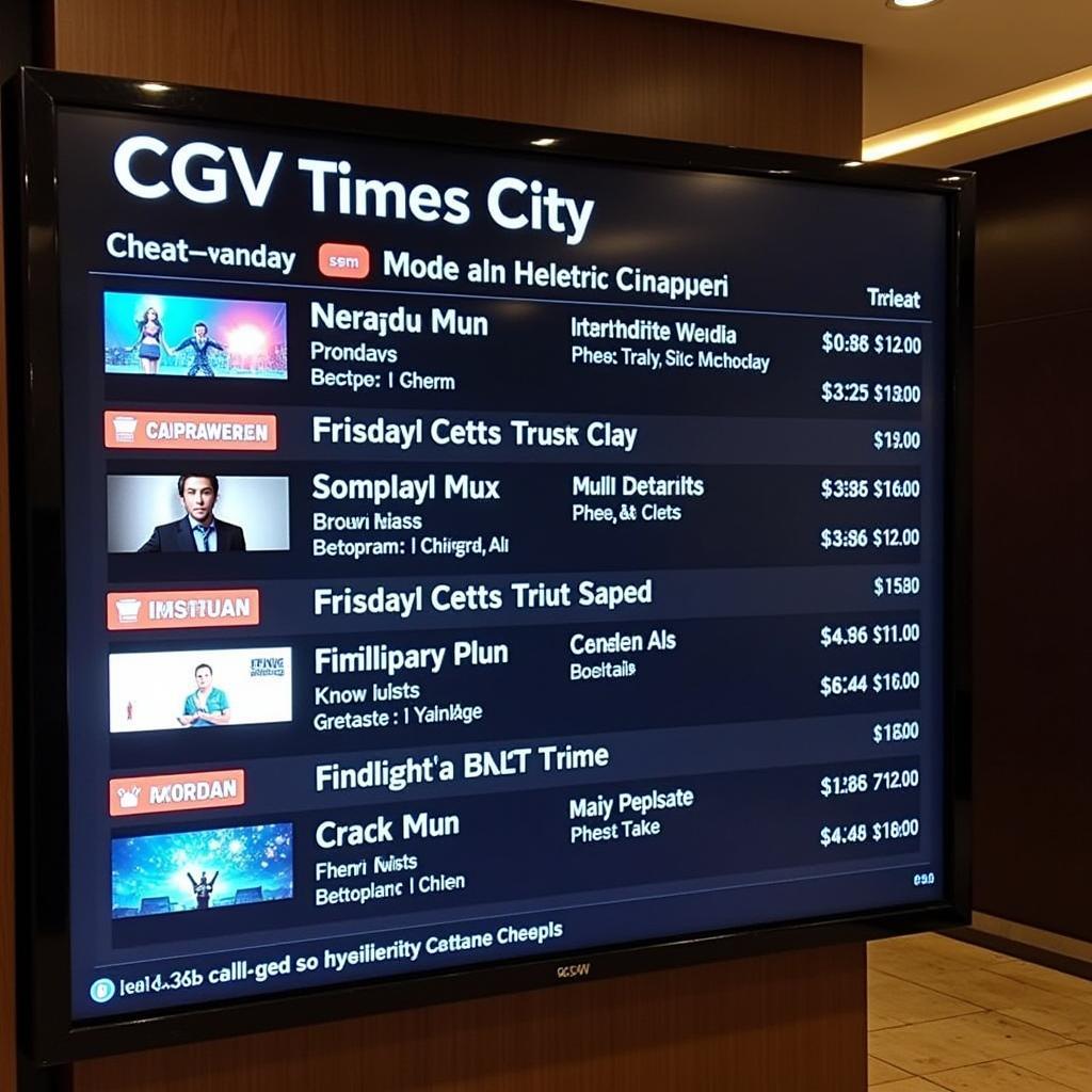 Lịch Chiếu Phim Rạp CGV Times City: Khám Phá Thế Giới Điện Ảnh Hấp Dẫn