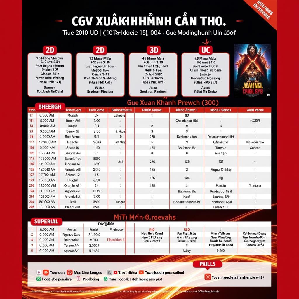 CGV Xuân Khánh Cần Thơ Lịch Chiếu: Thông tin chi tiết nhất