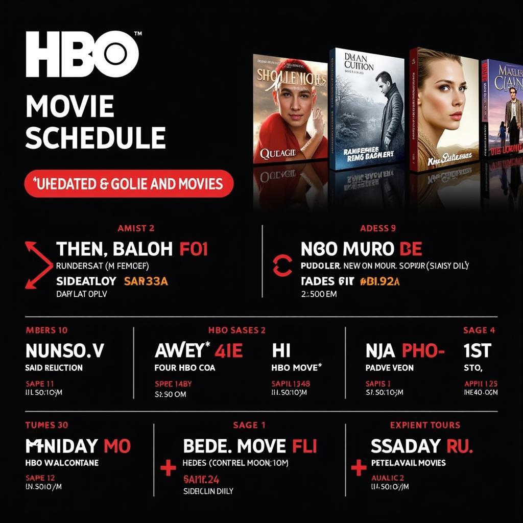 Lịch chiếu phim HBO cập nhật mới nhất