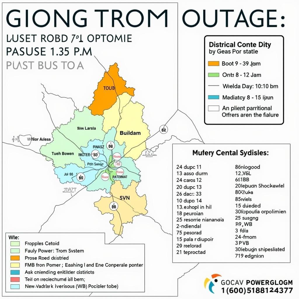 Lịch Cúp Điện Giồng Trôm - Điện lực