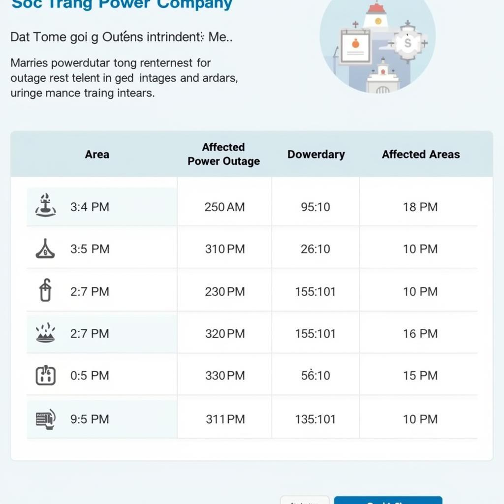 Tra cứu lịch cúp điện Sóc Trăng ngày mai trên website