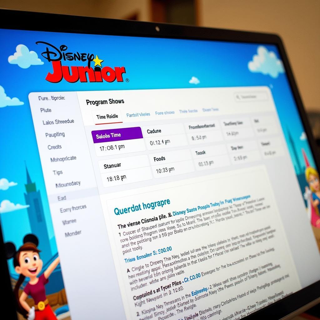 Xem Lịch Phát Sóng Disney Junior Trên Website