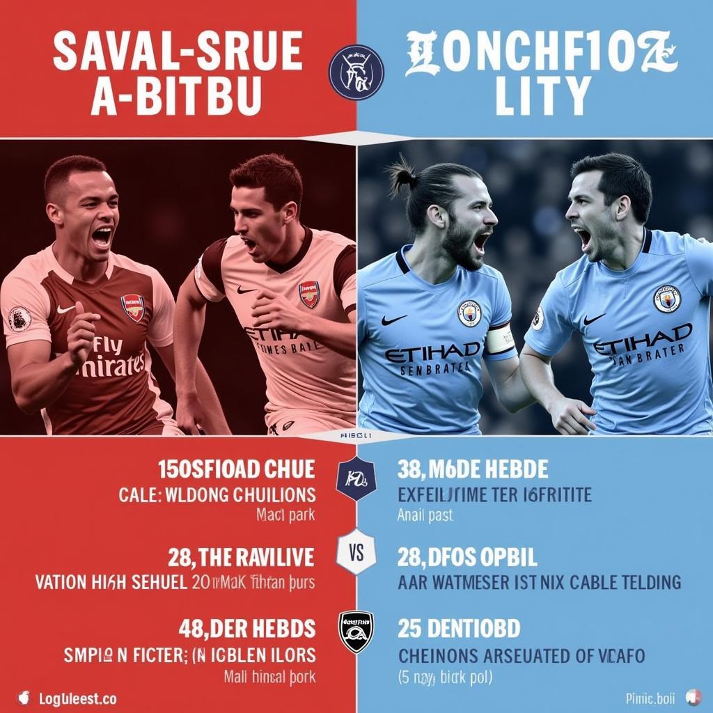 Lịch sử đối đầu Arsenal Man City