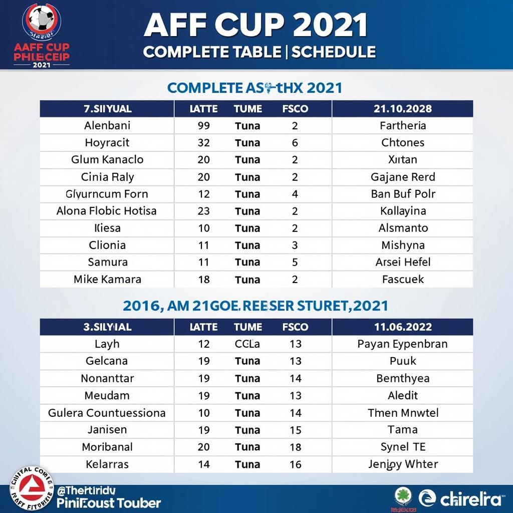 Lịch AFF Cup 2021: Cập Nhật Kết Quả, Lịch Thi Đấu Mới Nhất