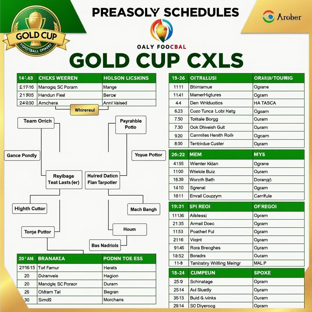 Lịch Thi Đấu Bóng Đá Gold Cup: Thông Tin Mới Nhất