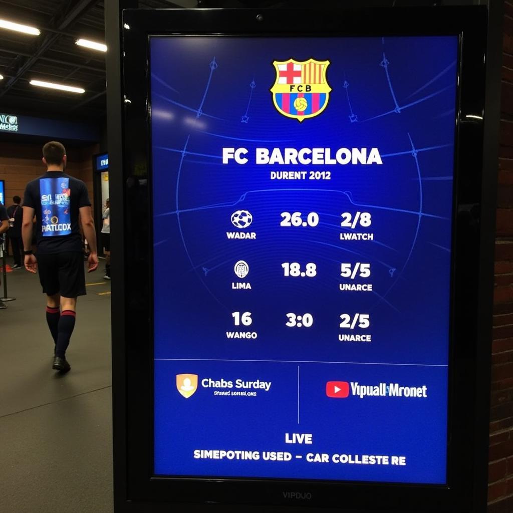 Lịch thi đấu bóng đá hôm nay Barca