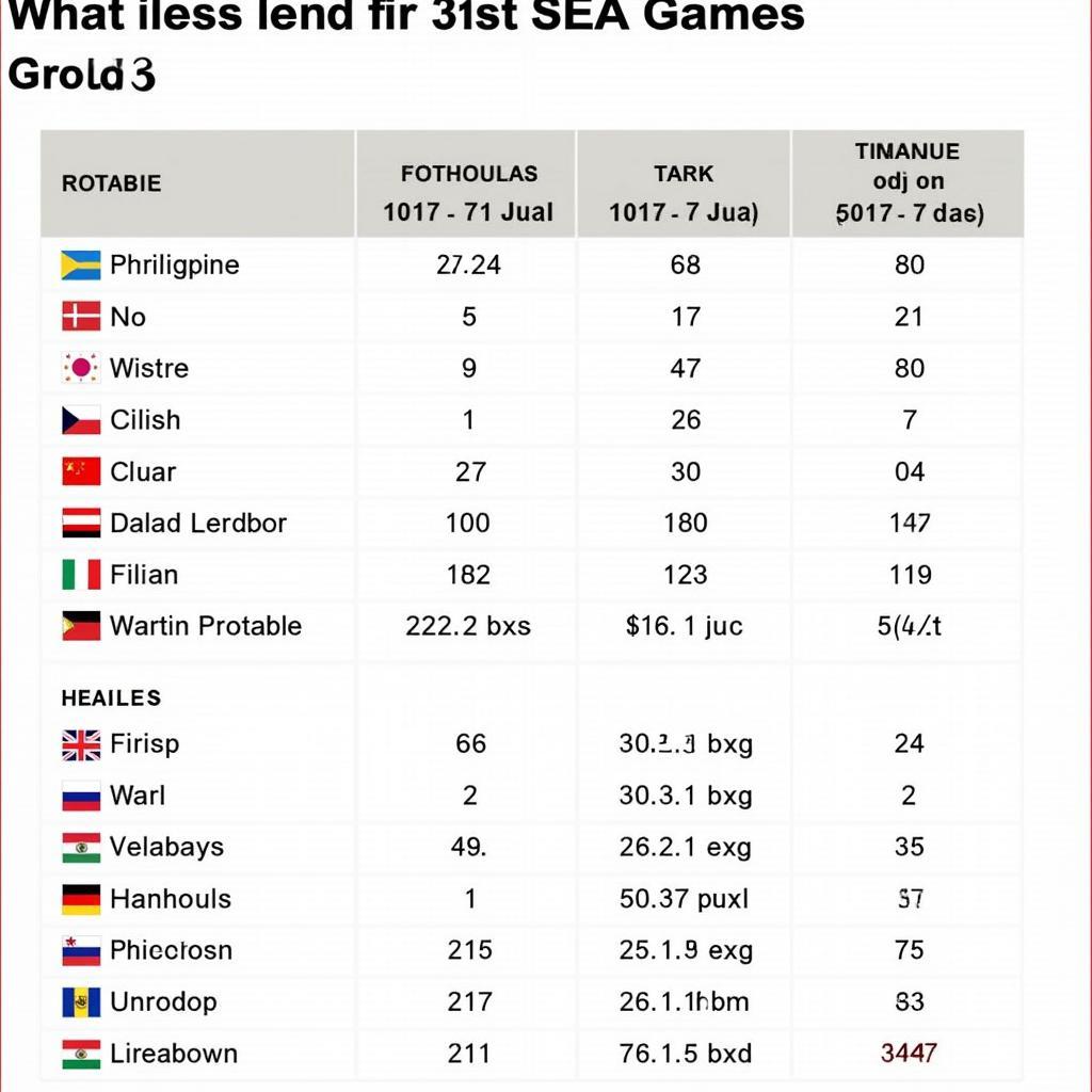 Bảng A Seagame 31 Bóng Đá Nam Lịch Thi Đấu