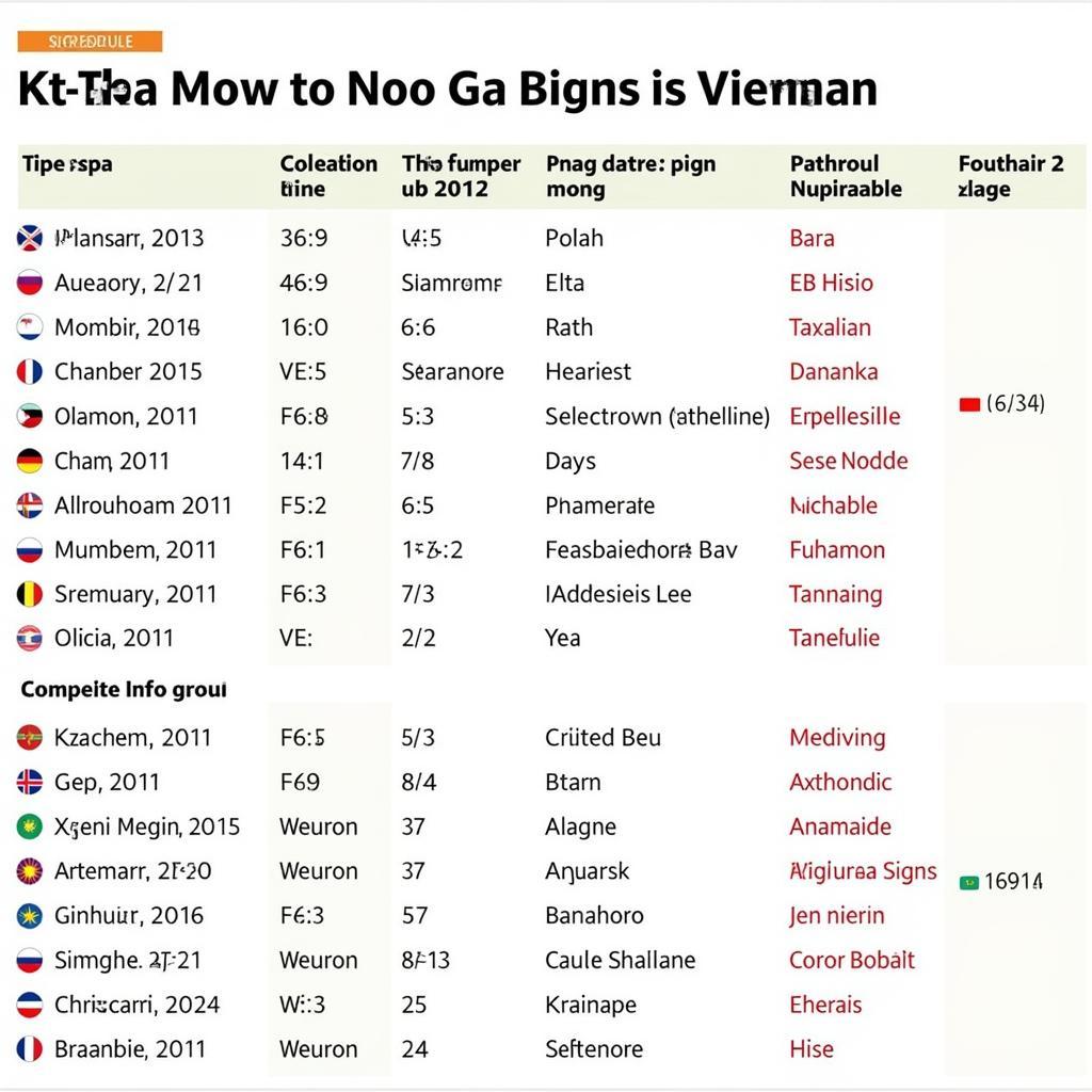 Lịch Thi Đấu Seagame 31 Môn Bóng Đá Nam