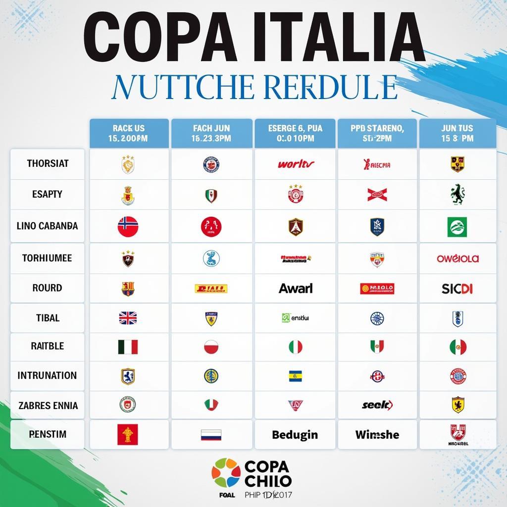 Lịch Thi Đấu Copa Italia: Thông Tin Mới Nhất và Chi Tiết