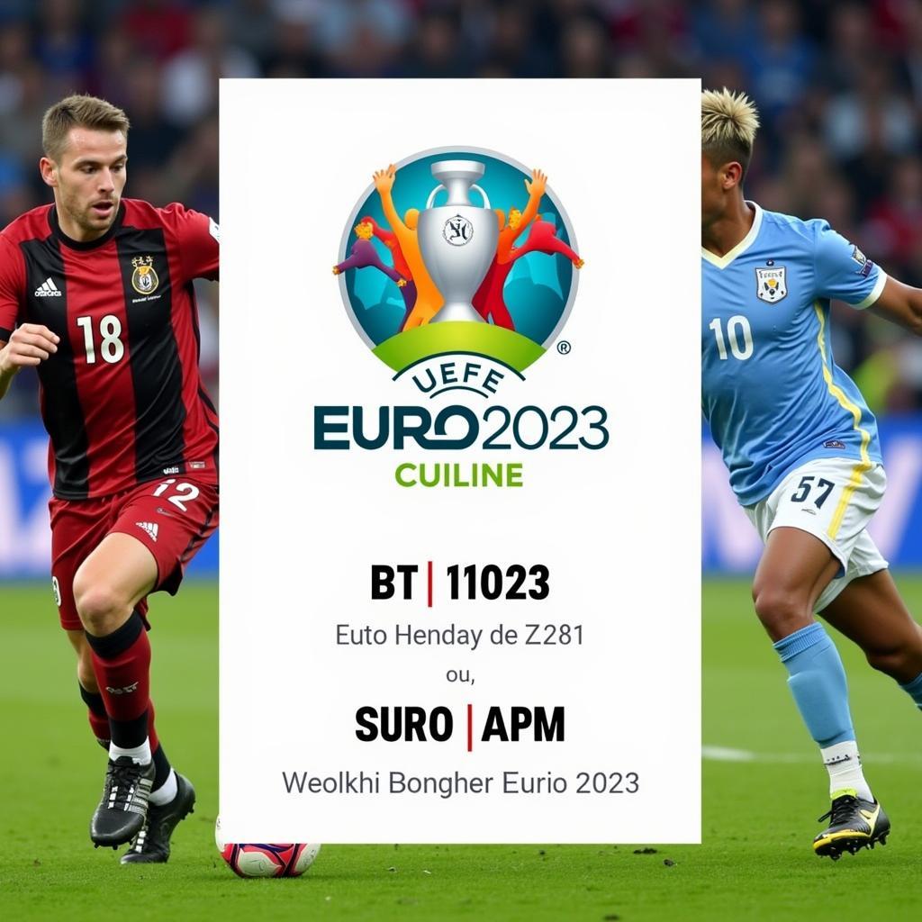 Lịch thi đấu Euro 2023