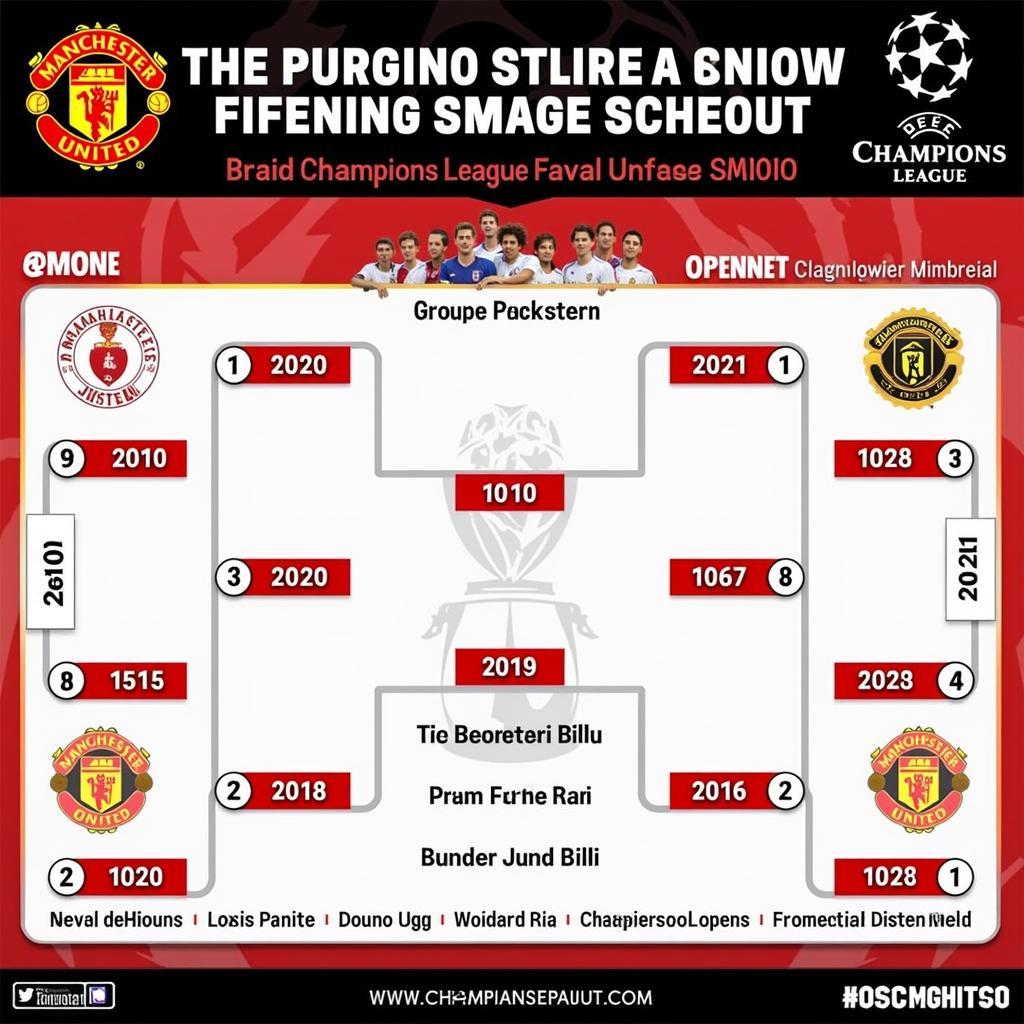 Lịch thi đấu Manchester United Champions League