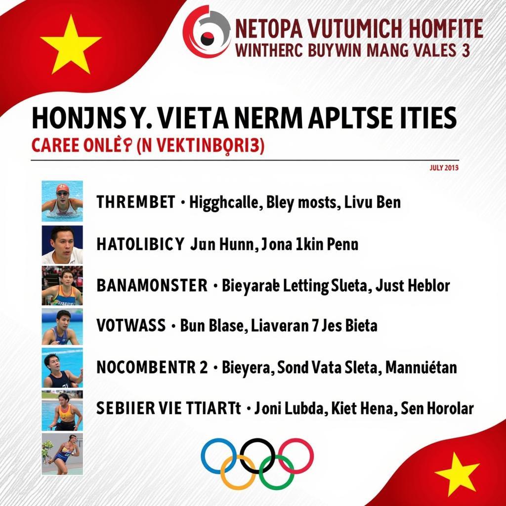 Lịch Thi Đấu Olympic Việt Nam 30/7: Cập Nhật Mới Nhất