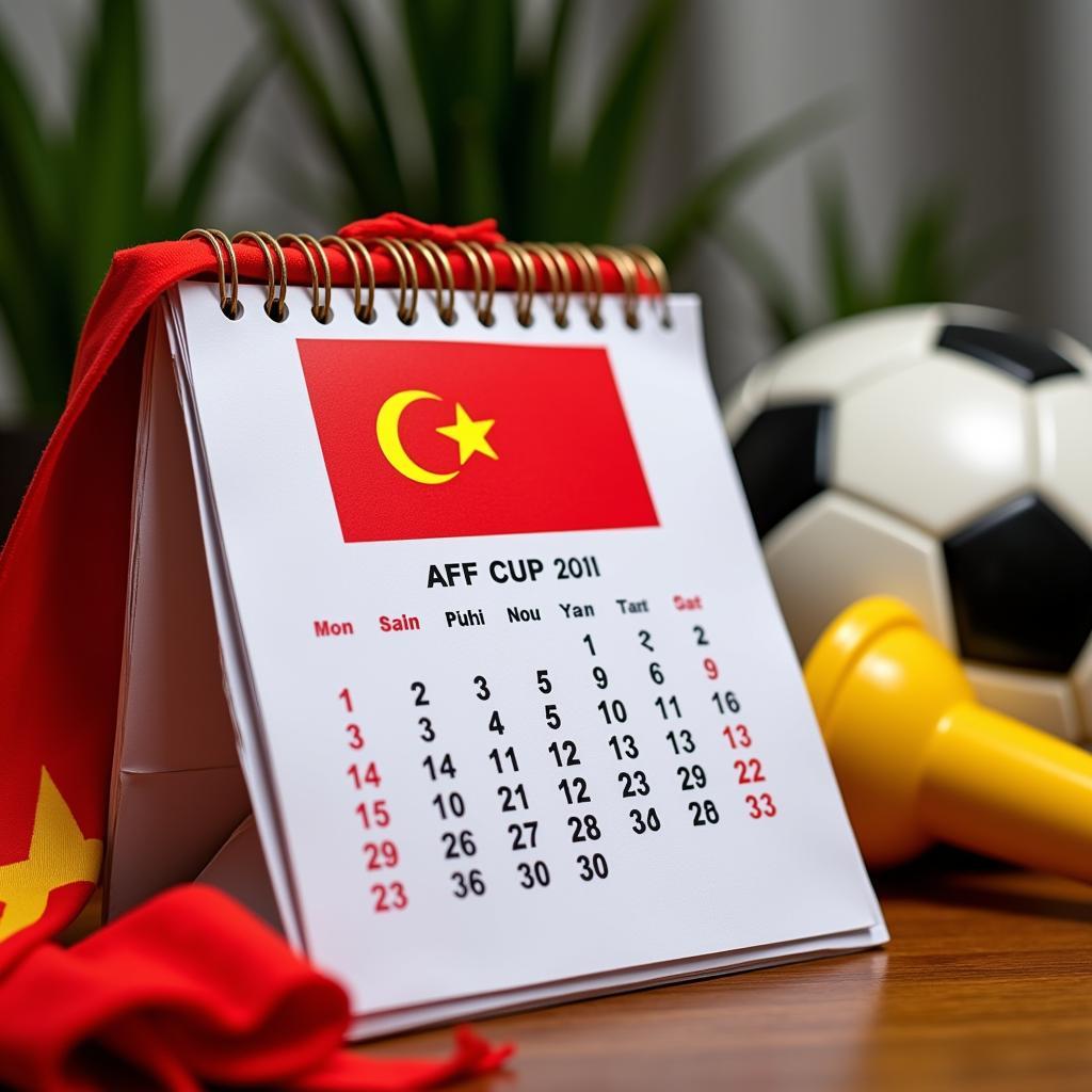 Lịch thi đấu tuyển VN AFF Cup