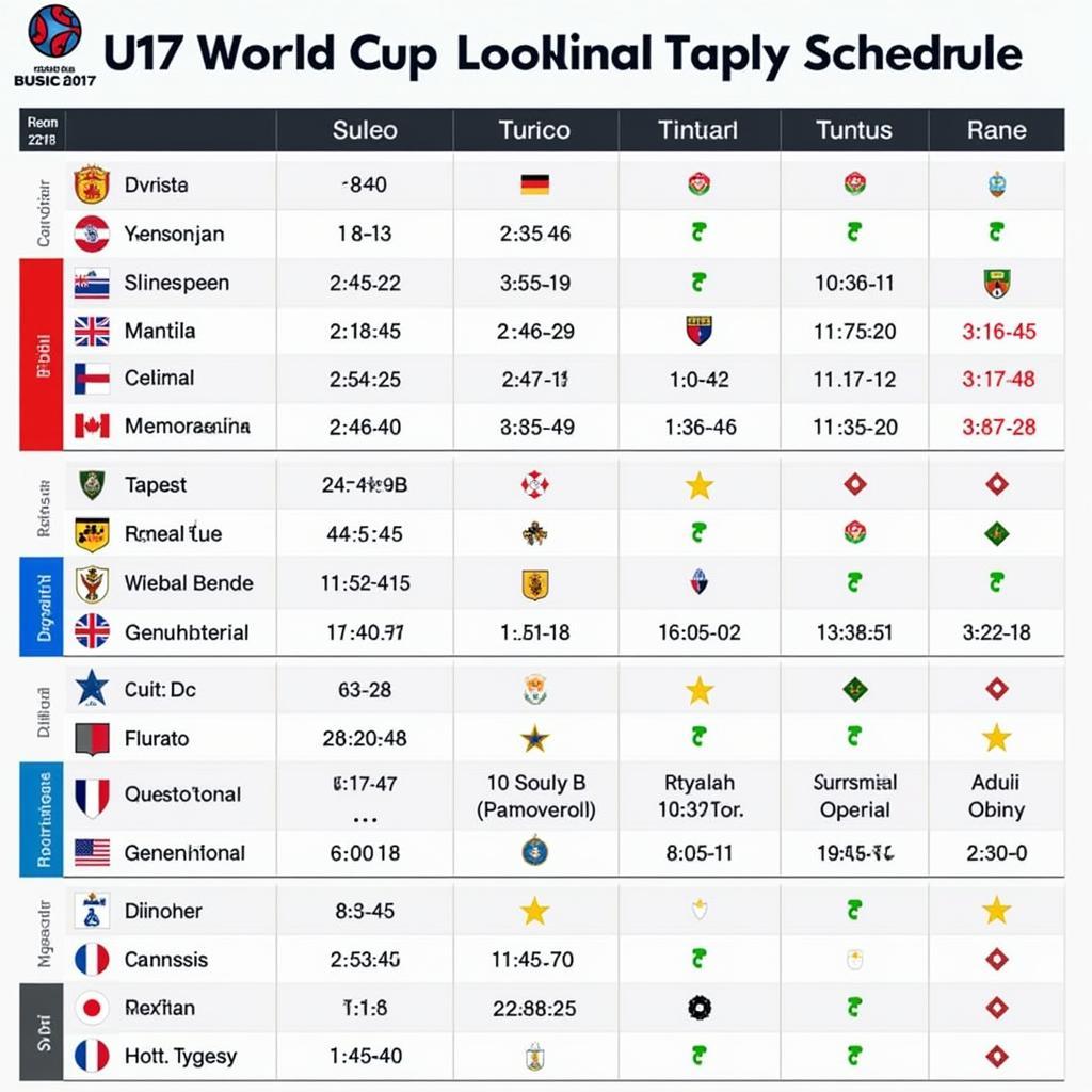 Lịch Thi Đấu U17 World Cup 2023: Cập Nhật Mới Nhất