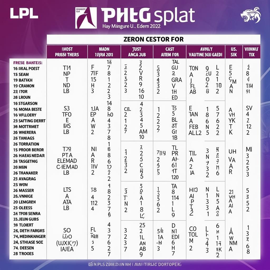 Lịch thi đấu LPL Mùa Xuân 2022: Cuộc Chiến Khốc Liệt Cho Chức Vô Địch