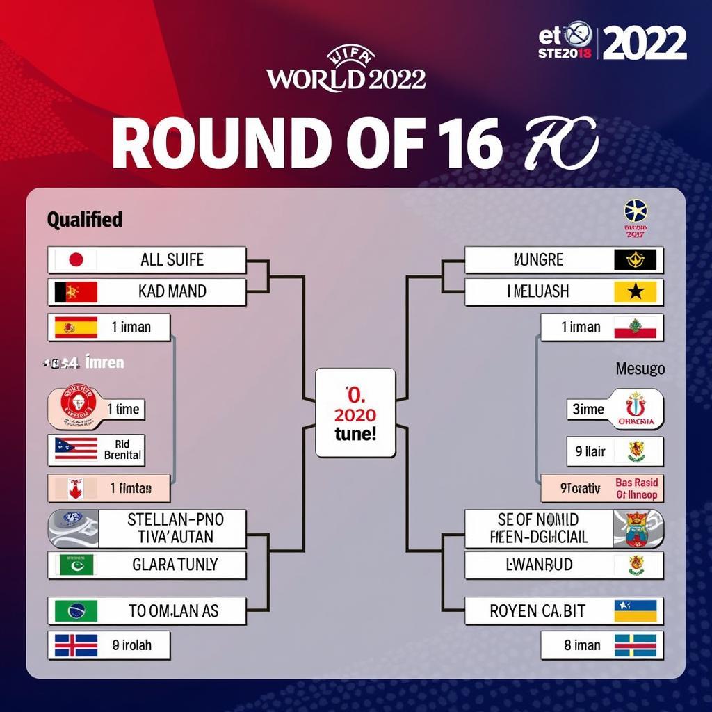 Lịch thi đấu World Cup 2022 vòng 1/8