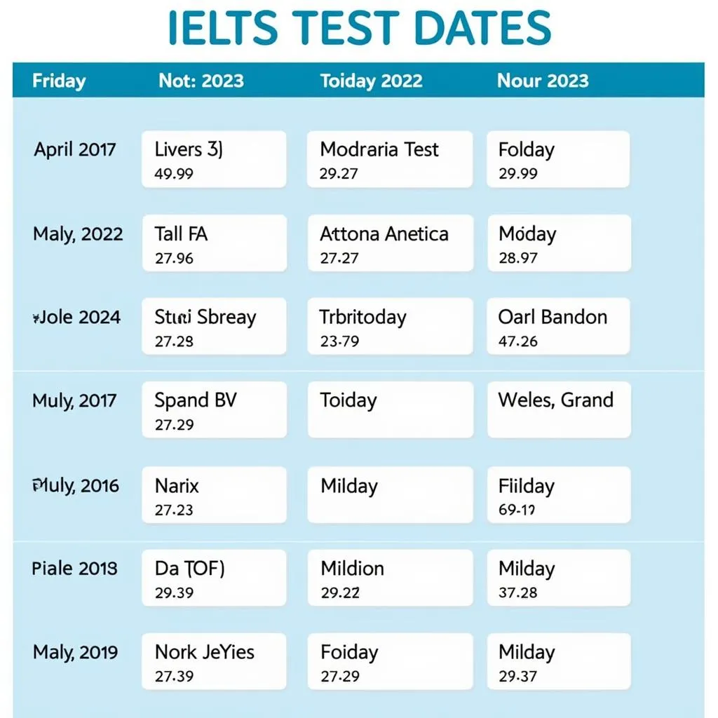 Lịch Thi IELTS British Council Năm 2023