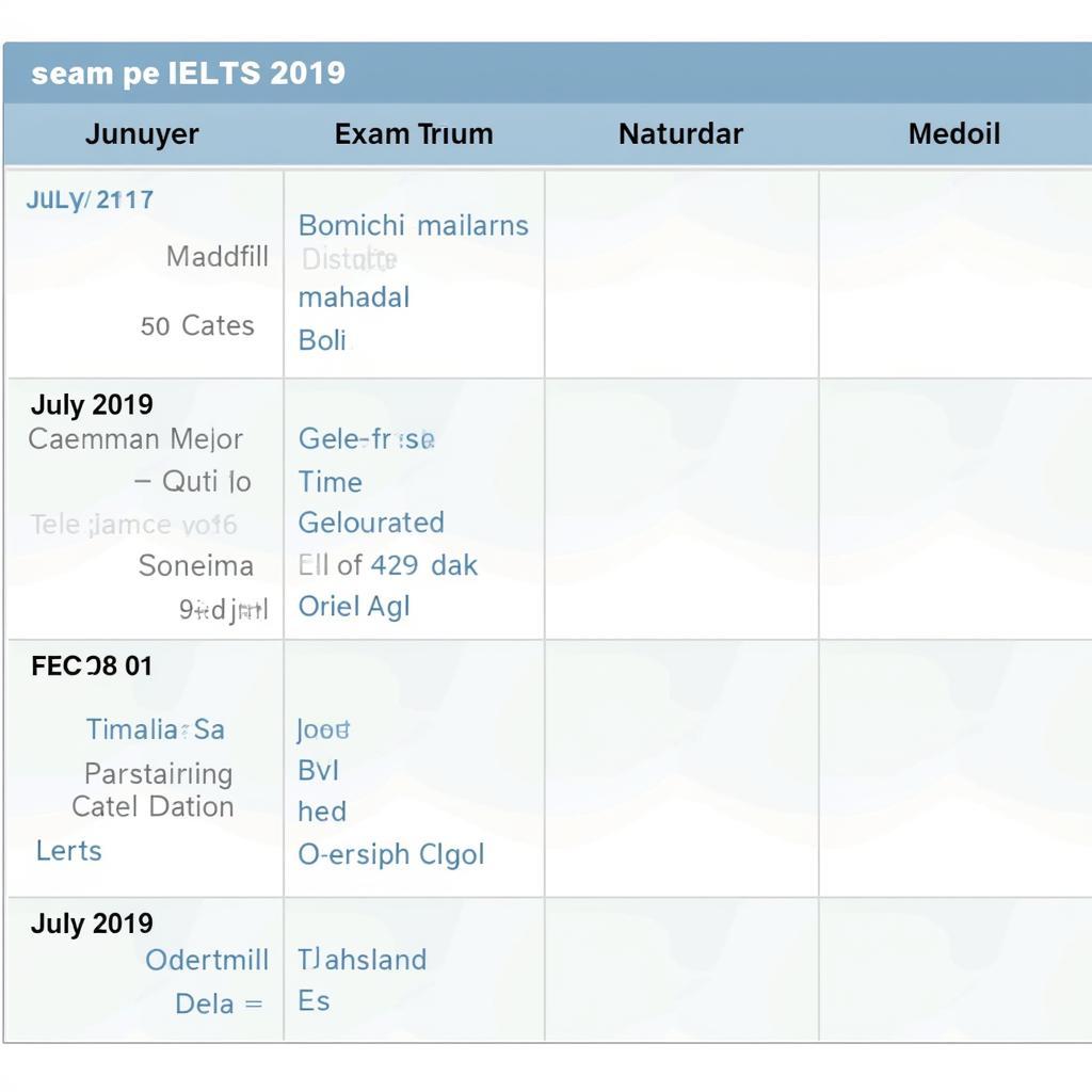 Lịch Thi IELTS Tháng 7 2019: Thông Tin Chi Tiết & Hướng Dẫn